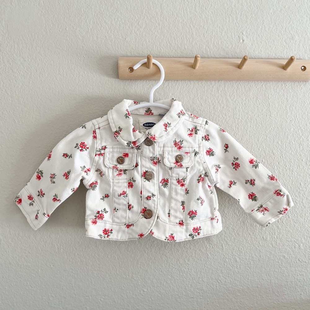 Roses are red Jean jacket